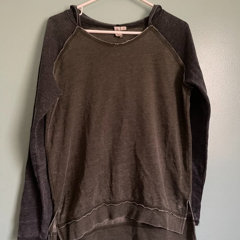 Green Oversized Long sleeve with Hood